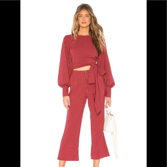 NWT Tularosa cropped top/high waist set. Size M - Picture 1 of 8
